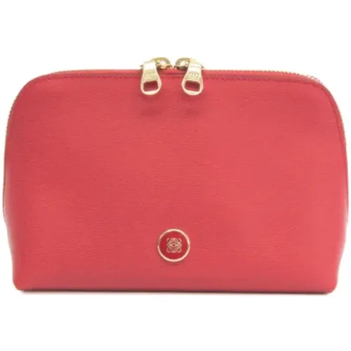 Pre-owned Clutches, female, , Size: ONE SIZE Pre-owned Leather pouches - Loewe Pre-owned - Modalova