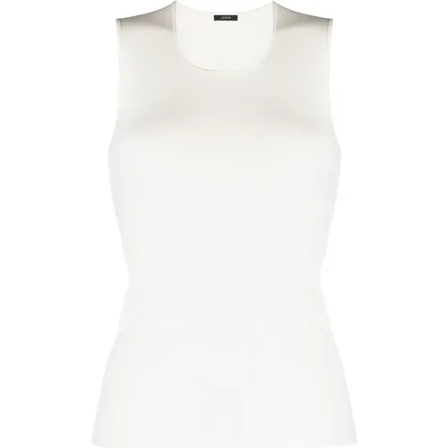 Seiden Stretch Tanktop in Weiß - joseph - Modalova