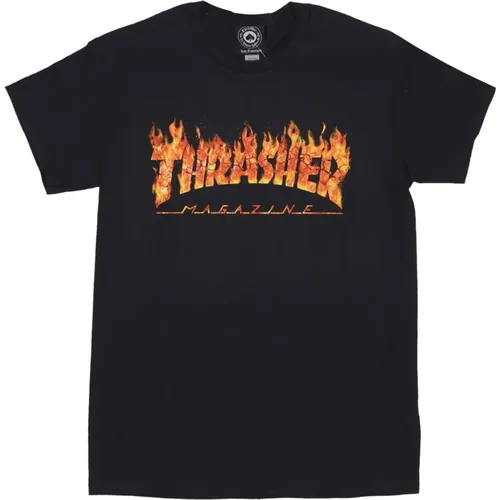 T-Shirts, male, , Size: L Inferno Tee Short Sleeve T-shirt - Thrasher - Modalova