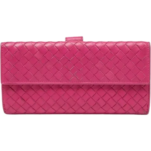 Pre-owned Wallets, female, , Size: ONE SIZE Pre-owned Leather wallets - Bottega Veneta Vintage - Modalova