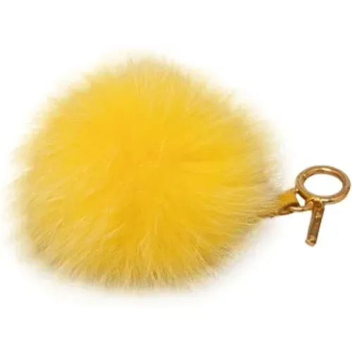 Pre-owned Accessories, female, , Size: ONE SIZE Pre-owned Fur key-holders - Fendi Vintage - Modalova