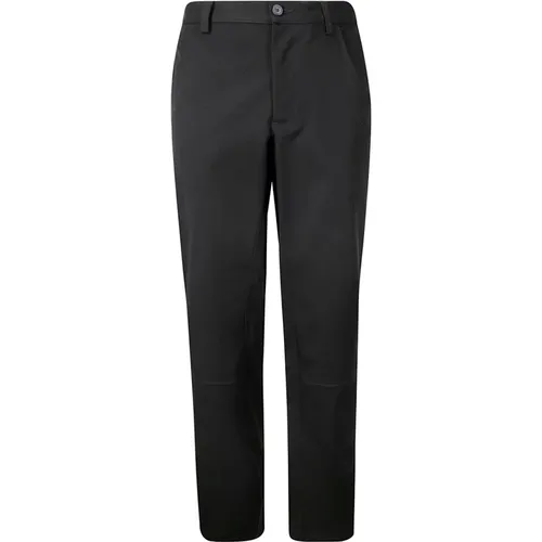 Chinos, male, , Size: L Stretch Cotton Trousers with Pockets - Gr10K - Modalova