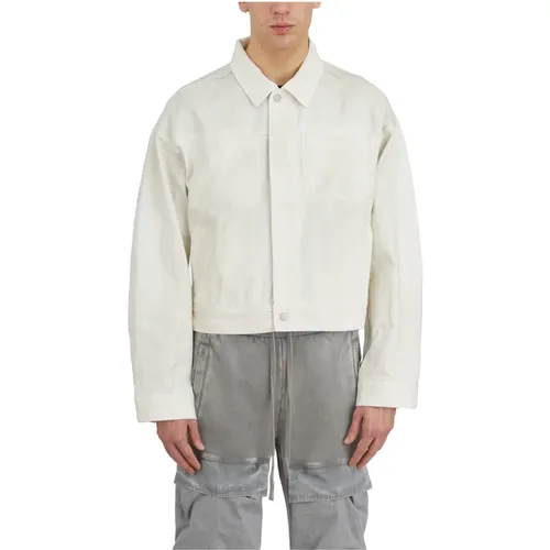 Denim Jackets, male, , Size: L Denim Gem Bone Jacket - Entire Studios - Modalova