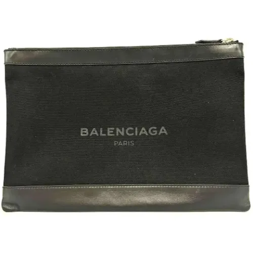 Pre-owned Clutches, female, , Size: ONE SIZE Pre-owned Canvas clutches - Balenciaga Vintage - Modalova