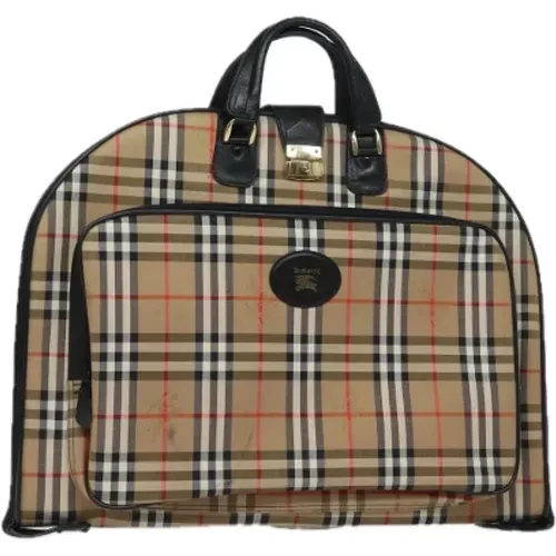 Pre-owned Accessories, female, , Size: ONE SIZE Pre-owned Canvas travel-bags - Burberry Vintage - Modalova