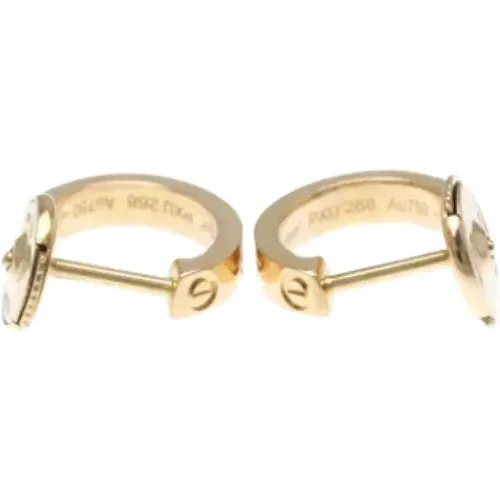 Pre-owned Jewellery, female, , Size: ONE SIZE Pre-owned Rose Gold earrings - Cartier Vintage - Modalova