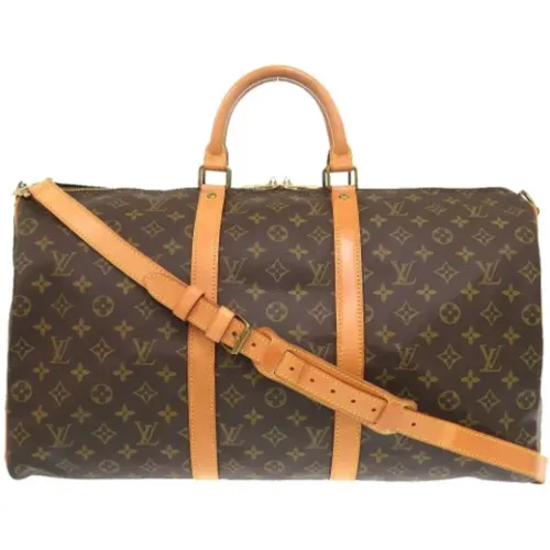 Pre-owned Weekend Bags, male, , Size: ONE SIZE Pre-owned Canvas louis-vuitton-bags - Louis Vuitton Vintage - Modalova