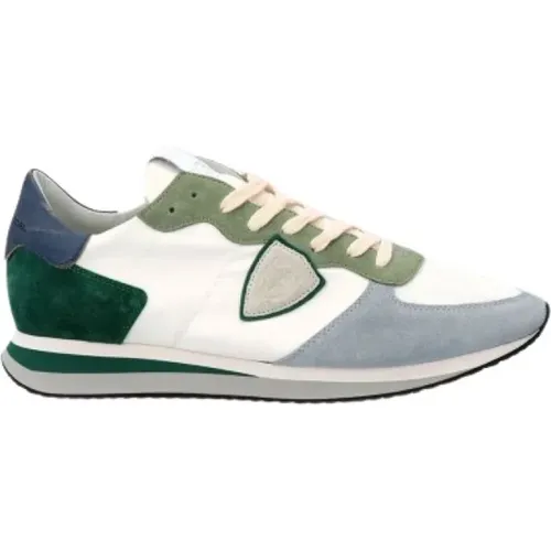 Leder Sneakers Tropez für Herren , Herren, Größe: 42 EU - Philippe Model - Modalova