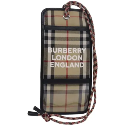 Pre-owned Wallets, female, , Size: ONE SIZE Pre-owned Canvas wallets - Burberry Vintage - Modalova