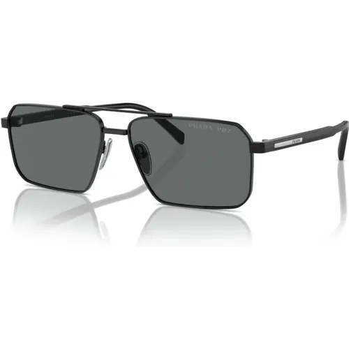 Black/Dark Grey Sunglasses Prada - Prada - Modalova