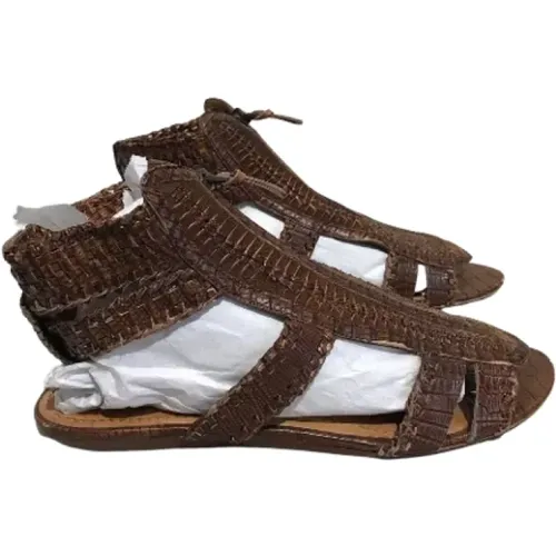 Pre-owned Sandals, female, , Size: 8 1/2 US Pre-owned Leather sandals - Givenchy Pre-owned - Modalova