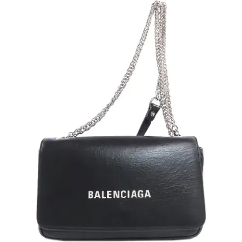 Pre-owned Shoulder Bags, female, , Size: ONE SIZE Pre-owned Leather shoulder-bags - Balenciaga Vintage - Modalova