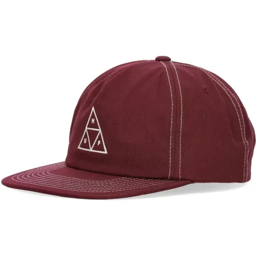 Caps, male, , Size: ONE SIZE Triple Triangle Snapback Cap Berry - HUF - Modalova