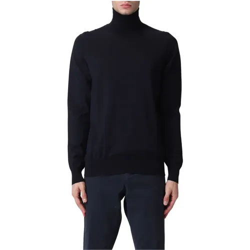 Turtlenecks, male, , Size: L High Neck Sweater - Paolo Pecora - Modalova