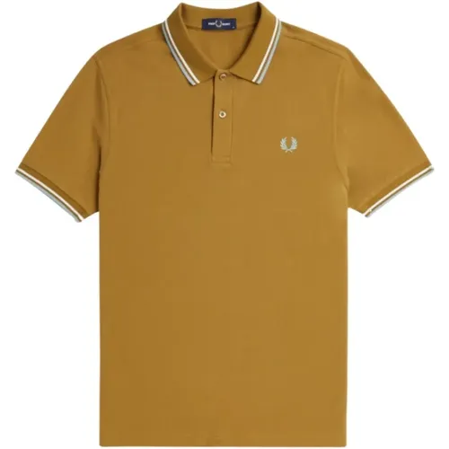 Polo Shirts, male, , Size: L Twin Tipped Polo Shirt - Fred Perry - Modalova