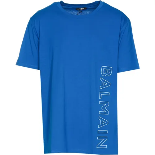 T-shirts and Polos , male, Sizes: XL, M, S, L - Balmain - Modalova