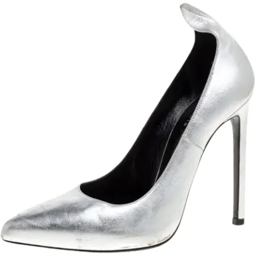 Pre-owned Pumps, female, , Size: 7 US Pre-owned Leather heels - Yves Saint Laurent Vintage - Modalova