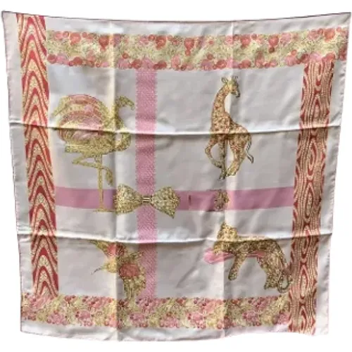 Pre-owned Scarves, female, , Size: ONE SIZE Pre-owned Silk scarves - Cartier Vintage - Modalova