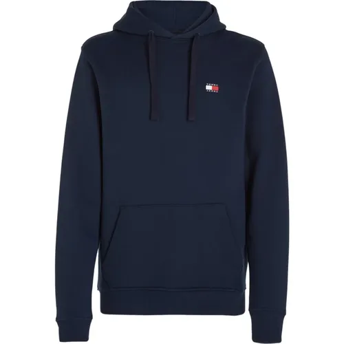 Hoodies, male, , Size: L Tommy Jeans Hoodie - Tommy Hilfiger - Modalova