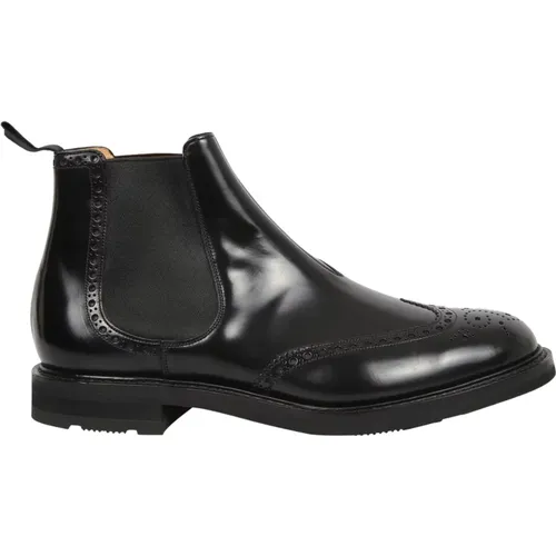 Leather Coldbury Boots , male, Sizes: 10 1/2 UK, 9 1/2 UK - Church's - Modalova