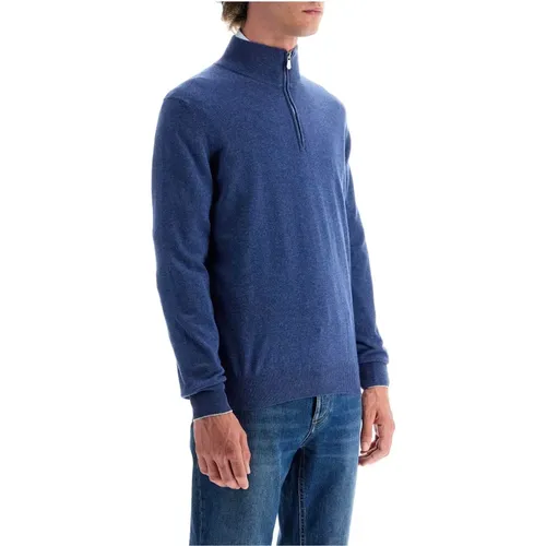 Kaschmir High-Neck Pullover Sweater - BRUNELLO CUCINELLI - Modalova