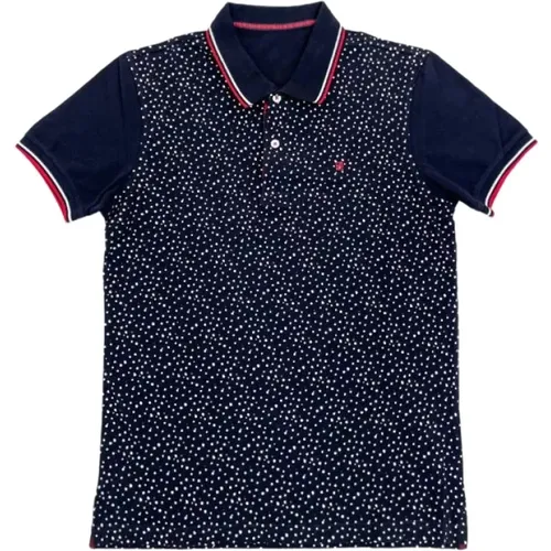 Polka Dot Cotton Polo Shirt , male, Sizes: S - Carolina Herrera - Modalova