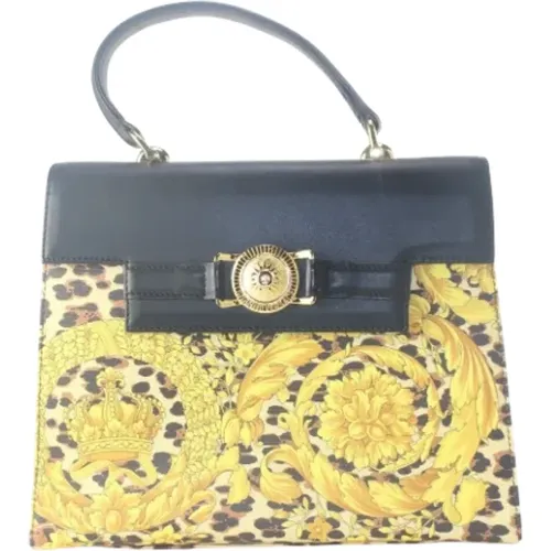 Pre-owned Handbags, unisex, , Size: ONE SIZE Pre-owned Fabric handbags - Versace Pre-owned - Modalova