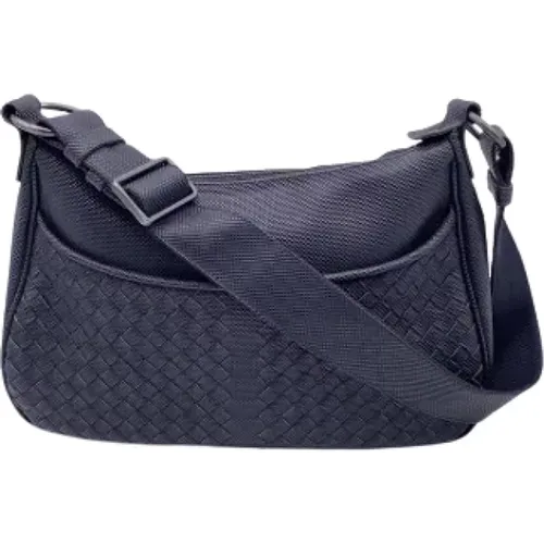 Pre-owned Cross Body Bags, female, , Size: ONE SIZE Pre-owned Canvas shoulder-bags - Bottega Veneta Vintage - Modalova