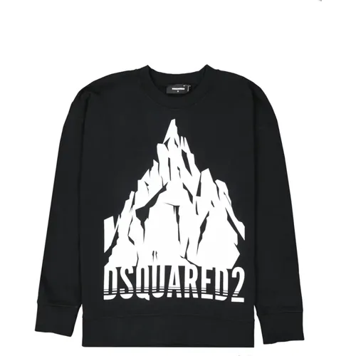 Cotton Sweatshirt Ss22 , male, Sizes: M - Dsquared2 - Modalova