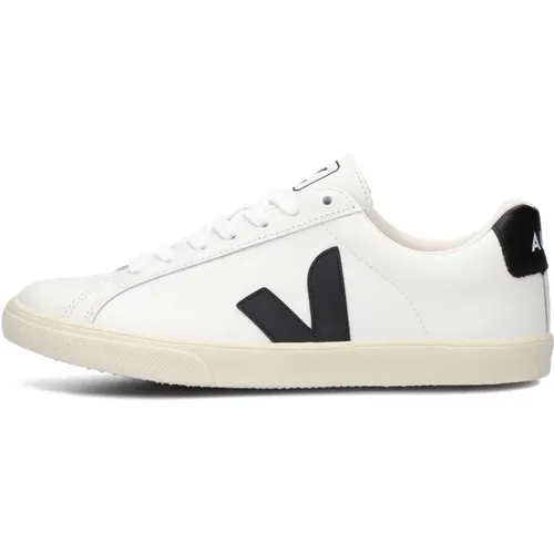 Weiße Leinwand Sneakers , Damen, Größe: 37 EU - Veja - Modalova