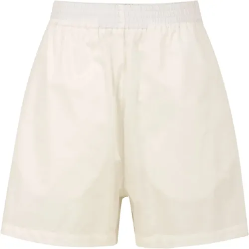 Weiße Shorts für Frauen , Damen, Größe: S - Douuod Woman - Modalova