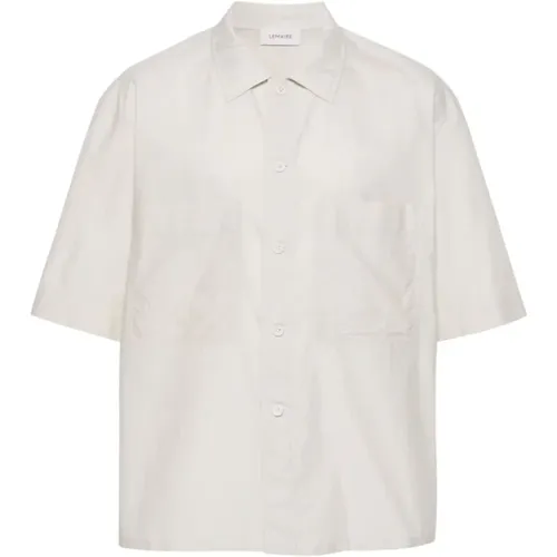 Pale Mastic Pyjama Shirt , male, Sizes: M, S, XL, L - Lemaire - Modalova