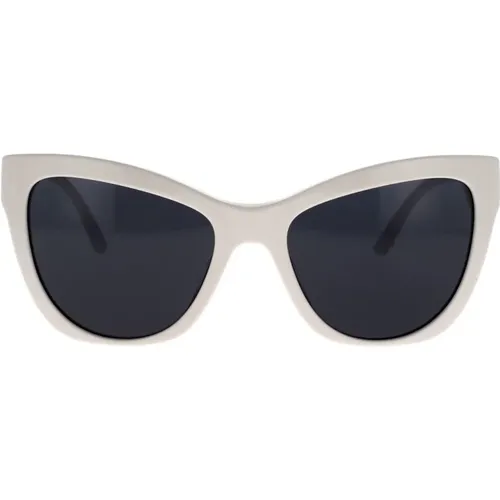 Stilvolle Cat-Eye Sonnenbrille , unisex, Größe: 56 MM - Versace - Modalova