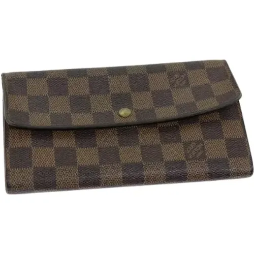 Pre-owned Canvas wallets , female, Sizes: ONE SIZE - Louis Vuitton Vintage - Modalova