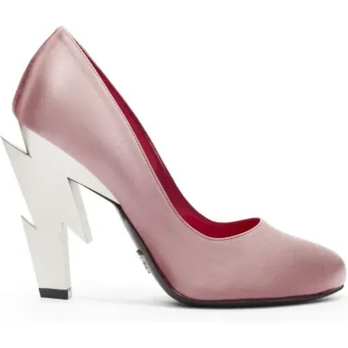 Pre-owned Satin heels , female, Sizes: 5 UK - Prada Vintage - Modalova