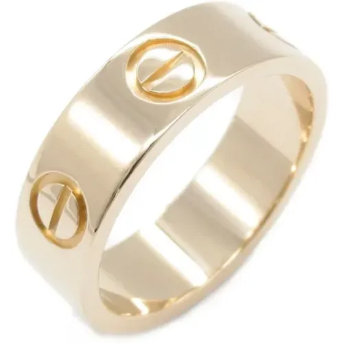 Pre-owned Jewellery, female, , Size: ONE SIZE Pre-owned Rose Gold rings - Cartier Vintage - Modalova