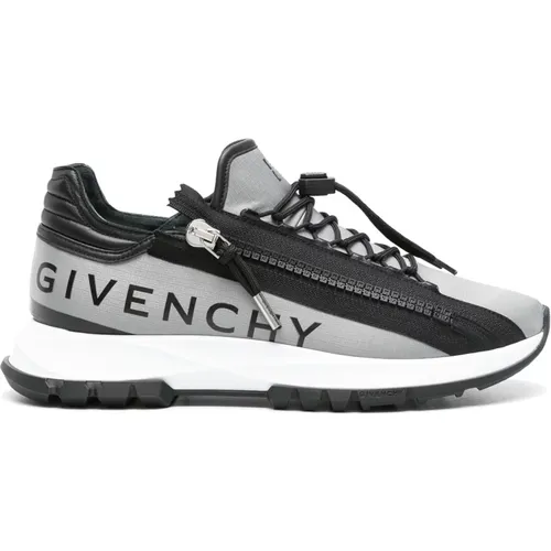 Grey Spectre Low Running Sneakers , male, Sizes: 8 UK, 8 1/2 UK, 10 UK, 9 UK - Givenchy - Modalova