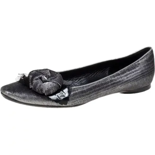 Pre-owned Flats, female, , Size: 9 1/2 US Pre-owned Leather flats - Louis Vuitton Vintage - Modalova