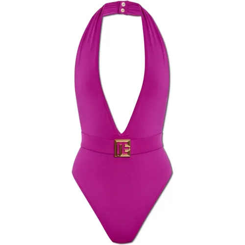 One-piece, female, , Size: S One-piece swimsuit - Balmain - Modalova