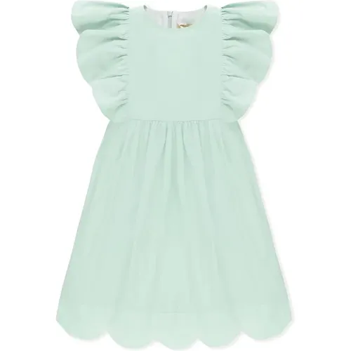 Grünes Junior Kleid mit Volant - Stella Mccartney - Modalova