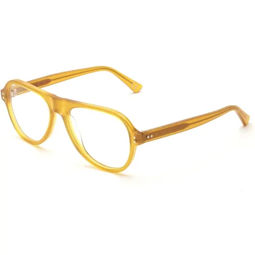 Stilvolle Honig Acetat Brille,Upgrade deinen Stil mit schwarzen Brillen,Stilvolle Blue Ridge Mountains Brille - Marni - Modalova