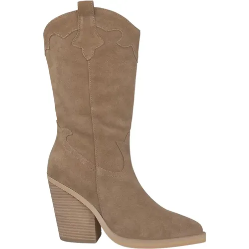 Womens Leather Cowboy Boots , female, Sizes: 8 UK, 4 UK, 5 UK, 6 UK - Alma en Pena - Modalova