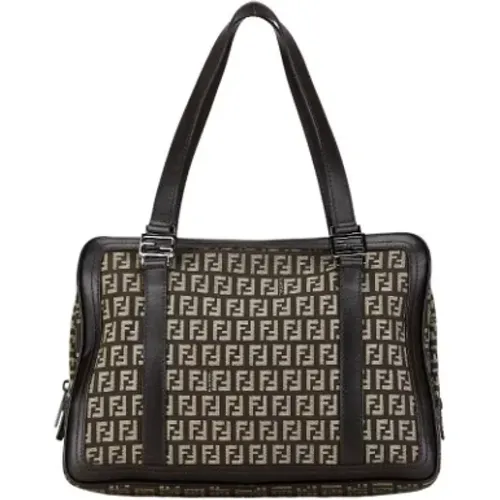 Pre-owned Tote Bags, female, , Size: ONE SIZE Pre-owned Canvas fendi-bags - Fendi Vintage - Modalova