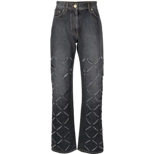 Flared Jeans , female, Sizes: W28 - Versace - Modalova