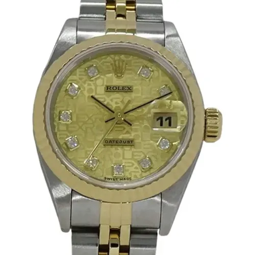 Pre-owned Stainless Steel watches , female, Sizes: ONE SIZE - Rolex Vintage - Modalova