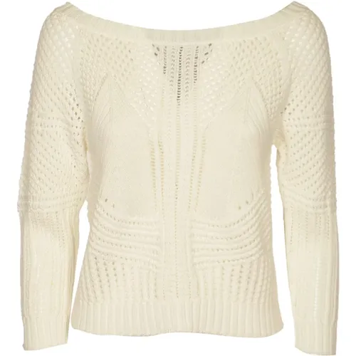 Weiße Pullover für Frauen , Damen, Größe: XS - alberta ferretti - Modalova