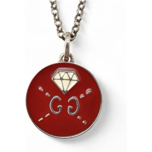 Pre-owned Jewellery, female, , Size: ONE SIZE Pre-owned Metal necklaces - Gucci Vintage - Modalova