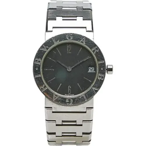 Pre-owned Watches, male, , Size: ONE SIZE Pre-owned Stainless Steel watches - Bvlgari Vintage - Modalova