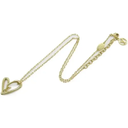 Pre-owned Jewellery, female, , Size: ONE SIZE Pre-owned Metal necklaces - Louis Vuitton Vintage - Modalova