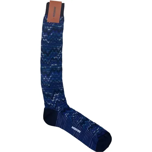 Socks, female, , Size: M Men's Cotton Socks - Missoni - Modalova